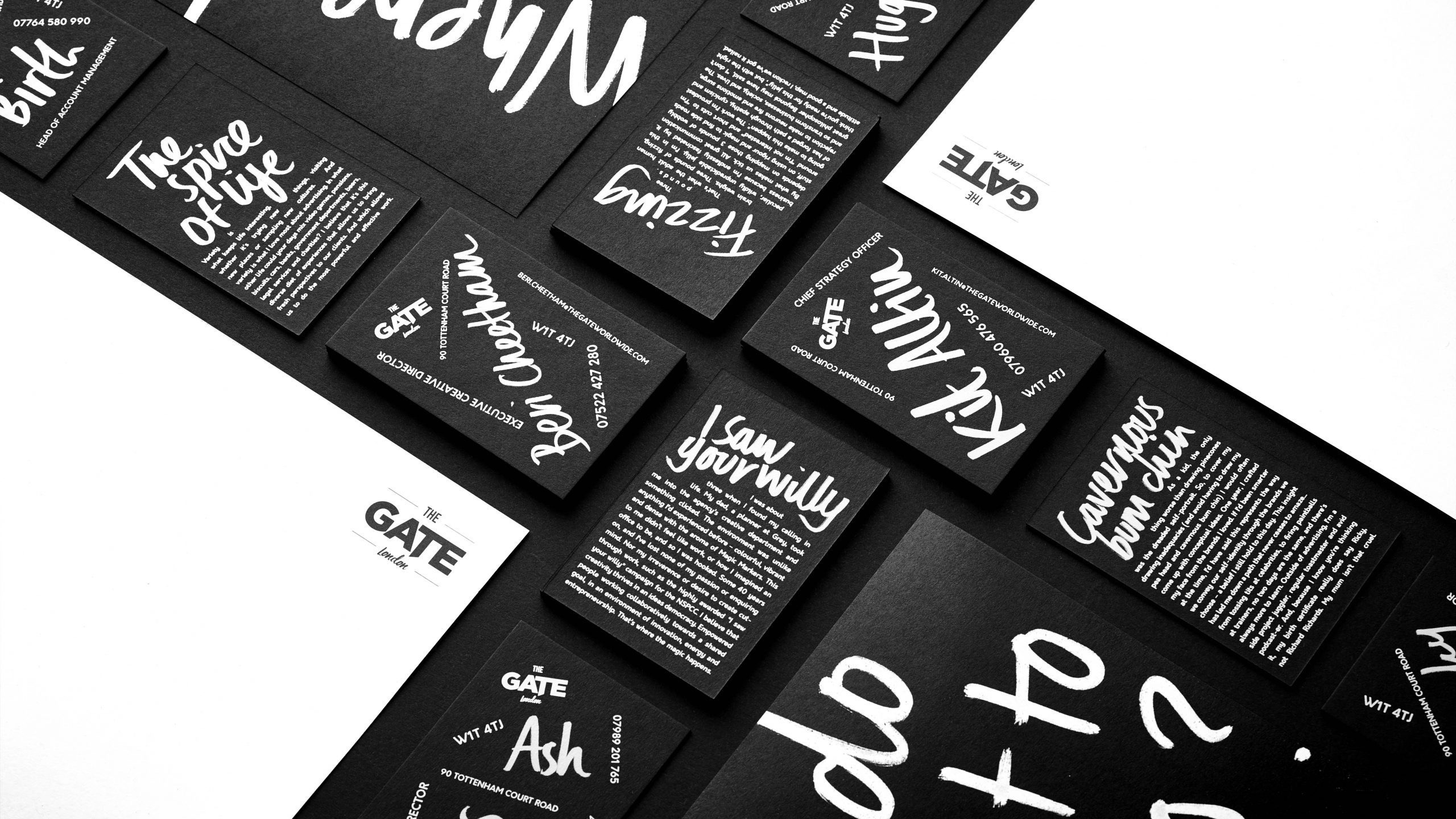 Long Form Agency Business Cards